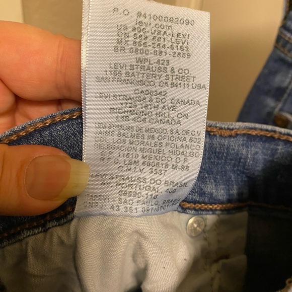 Levis Jeans 14 L Stretch Boot Cut Blue Denim Bootcut 14L - Picture 9 of 9